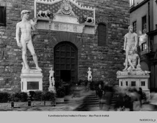 Palazzo Vecchio, Westfassade, Florenz