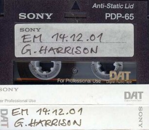 EM (=Ethnomagazin) 14.12.01 - G. Harrison