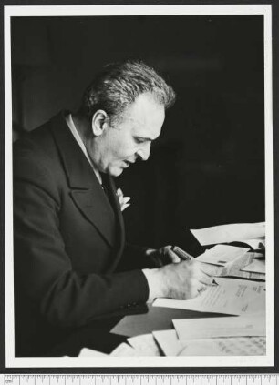 Porträtaufnahme Bruno Walter