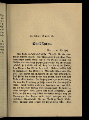 37-41, Sechstes Kapitel: Sandsturm