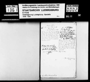 Abverdienen, Oberamt Weinsberg