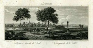 Mannheim: Allgemeine Ansicht der Stadt - Vue generale de la Ville