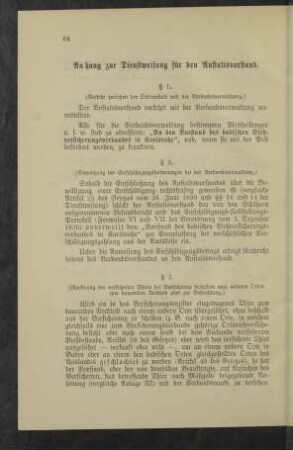 Anhang zur Dienstweisung für den Anstaltsvorstand.