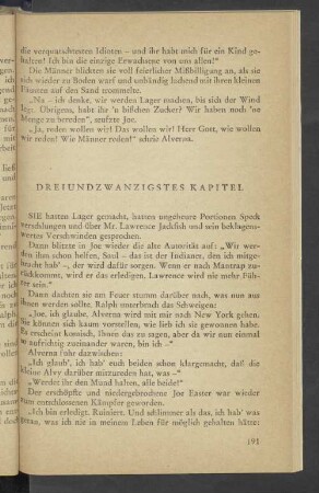 Dreiundzwanzigstes Kapitel