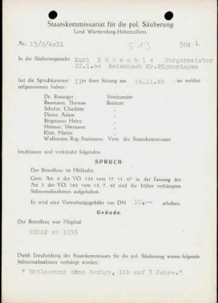 Hübschle, Karl