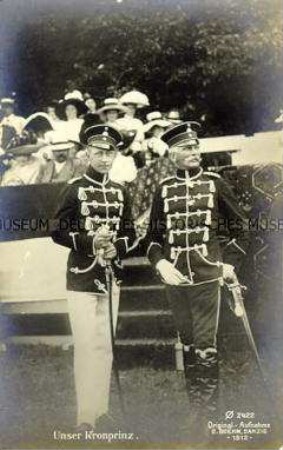 Kronprinz Wilhelm von Preußen in Paradeuniform