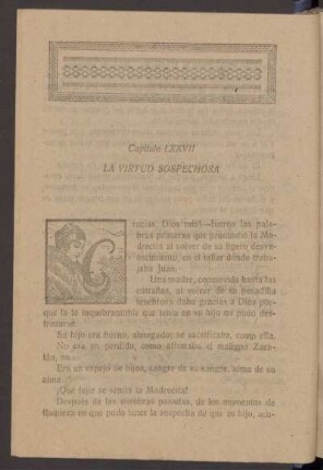 Capítulo LXXVII - La virtud sospechosa