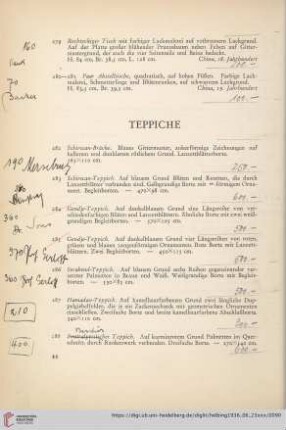 Teppiche (Nr. 282-300)