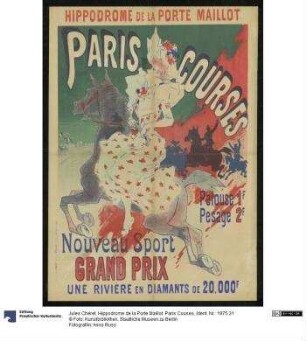 Hippodrome de la Porte Maillot. Paris Couses
