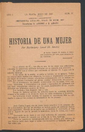 Historia de una mujer