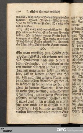 Ehe man wirklich zur Beicht geht.