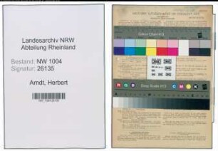 Entnazifizierung Herbert Arndt , geb. 01.09.1921 (Schlosser)