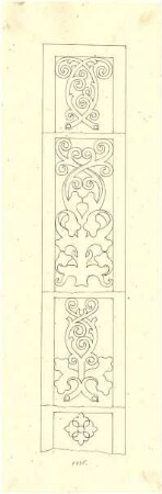 Hoffstadt, Friedrich; Mappe: Dachstühle, Ornamentik etc. - Ornamente (Ansicht)