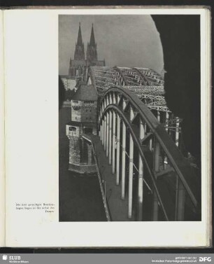 Die drei Brückenbögen zum Kölner Dom