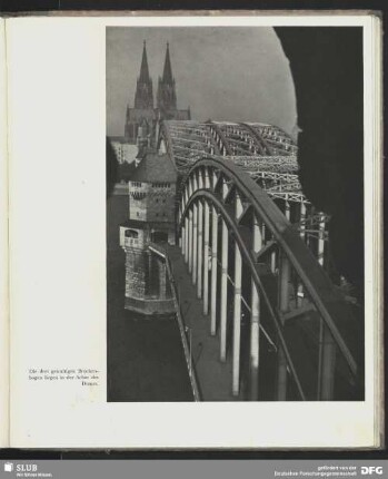 Die drei Brückenbögen zum Kölner Dom