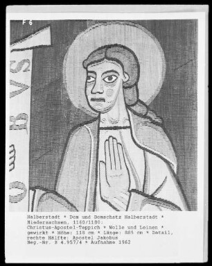 Christus-Apostel-Teppich — Apostel Jakobus der Jüngere