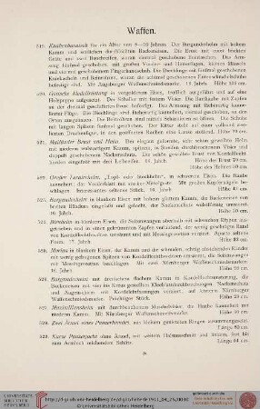 Waffen (Nr. 519-683)