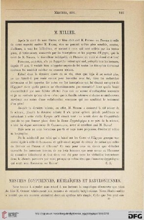 4: Mesures égyptiennes, hébrai͏̈ques et babylonienns
