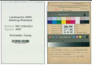 Entnazifizierung Carola Schroedter , geb. 25.06.1909 (Lehrerin)