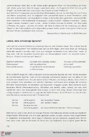 37: Latein, eine schwierige Sprache?