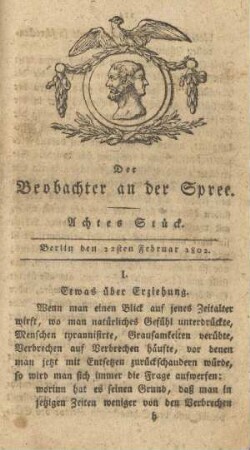 8. Stueck, 22. Februar 1802