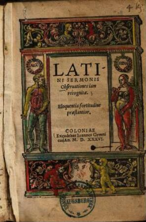 Latini sermonis observationes iam recognitae