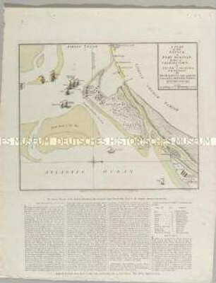 A Plan of the Attack, of Fort Sulivan