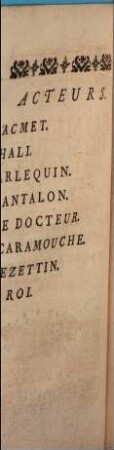 Les Comédiens Esclaves : Prologue ; Représenté pour la premiére fois par les Comédiens Italiens ordinaires du Roi le 10. Août 1726