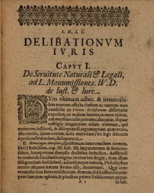 Delibationum iuris specimen acad.
