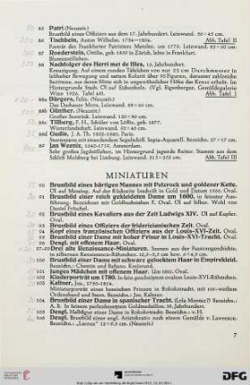 Miniaturen (Nr. 90-108)