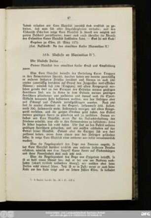 35b. Mustafa an Maximilian II.