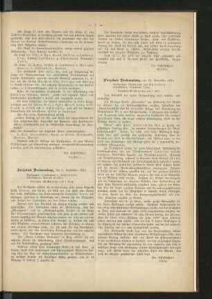 Vierzehnte Versammlung, am 19. November 1881