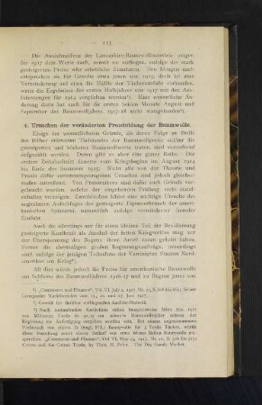 4. Ursachen der veränderten Preisbildung der Baumwolle.