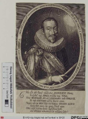 Bildnis Johann Jacob Graf von Bronckhorst zu Anholt