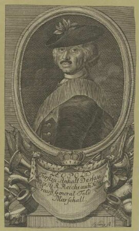 Bildnis von Leopold I., Fürst von Anhalt-Dessau