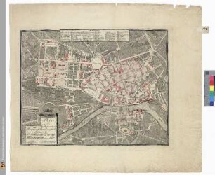 Plan der Kurhessischen Haupt und Residenzstadt Cassel : Sr. Kurfürstln. Durchlt. Wilhelm dem Isten