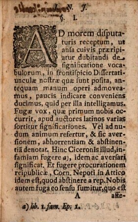 Exercitium acad. de fuga militum