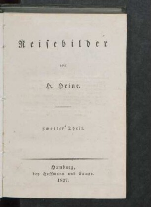 Theil 2: Reisebilder