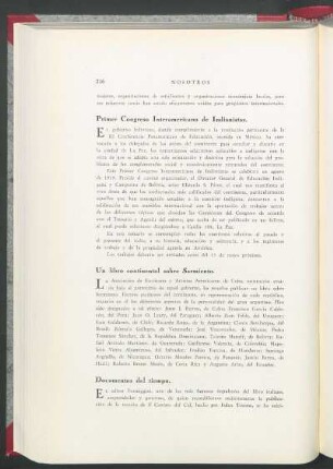 Primer Congreso Interamericano de Indianistas