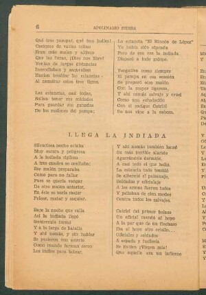 Llega la indiada