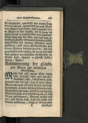 [Andachten vor dem heiligen Abendmahl.]
