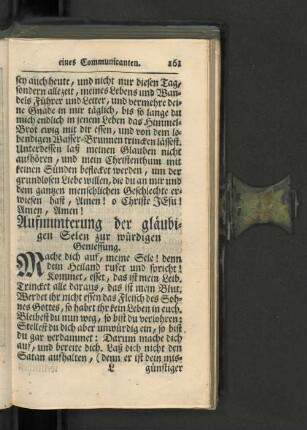 [Andachten vor dem heiligen Abendmahl.]