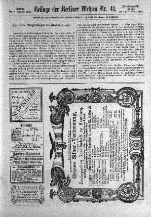 Beilage der Berliner Wespen Nr. 41
