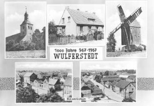 Wulferstedt. Bockmühle, Baujahr 1805, Ansichtskarte