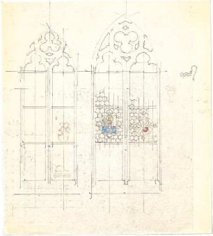 Döllgast, Hans; Marktbreit; Kirche mit Aussegnungshalle - Fenster (Ansichten)