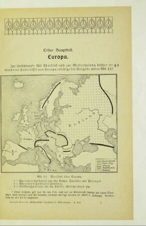 Erster Hauptteil. Europa