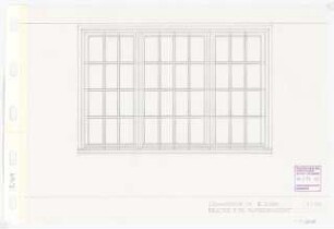 Landhaus Weber, Berlin-Nikolassee Umbau: Ansicht Fenster, 1:10