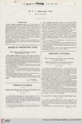 No 2 (Mars-Avril 1860)