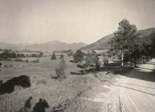 Ostalpen. Landschaft bei Oberammergau