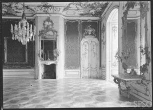 Potsdam, Neues Palais, Unteres Fürstenquartier, Rote Damastkammer, R.: 164.